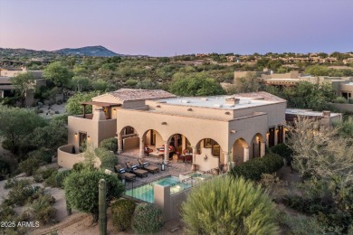 Golf Membership Available! Charming European estate perched high on Desert Mountain Golf Club - Renegade Course in Arizona - for sale on GolfHomes.com, golf home, golf lot