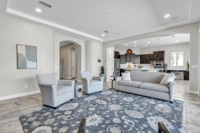 AMAZING GOLF COURSE VIEWS!! This beautiful home w/ many upgrades on Poston Butte Golf Club in Arizona - for sale on GolfHomes.com, golf home, golf lot