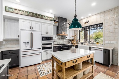 Welcome to tranquility. Step into your stunning custom home in on Troon Country Club in Arizona - for sale on GolfHomes.com, golf home, golf lot