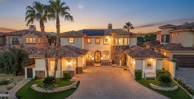 Experience resort-style living in this semi-custom 5 bedroom, 5 on South Shore At Lake Las Vegas in Nevada - for sale on GolfHomes.com, golf home, golf lot