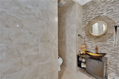 Experience resort-style living in this semi-custom 5 bedroom, 5 on South Shore At Lake Las Vegas in Nevada - for sale on GolfHomes.com, golf home, golf lot