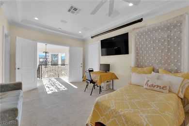 Experience resort-style living in this semi-custom 5 bedroom, 5 on South Shore At Lake Las Vegas in Nevada - for sale on GolfHomes.com, golf home, golf lot