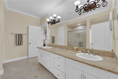 Experience resort-style living in this semi-custom 5 bedroom, 5 on South Shore At Lake Las Vegas in Nevada - for sale on GolfHomes.com, golf home, golf lot