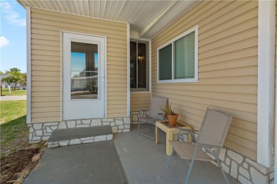 2 bed/2 bath in a cul-de-sac, long driveway w/space for vehicles on Barefoot Bay Golf Course in Florida - for sale on GolfHomes.com, golf home, golf lot