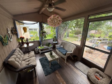 This well-cared for Palm Harbor home is being sold fully on Del Tura Golf and Country Club in Florida - for sale on GolfHomes.com, golf home, golf lot