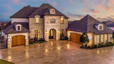 This 6562 sq ft, 4BR custom waterfront home inside The Resort on on The Golf Club at Resort Eagle Mountain Lake in Texas - for sale on GolfHomes.com, golf home, golf lot