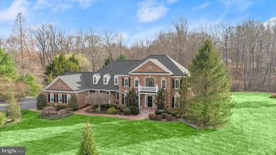 Stately brick-front colonial set on a premium 5-acre lot backing on Twin Lakes Golf Course  in Virginia - for sale on GolfHomes.com, golf home, golf lot