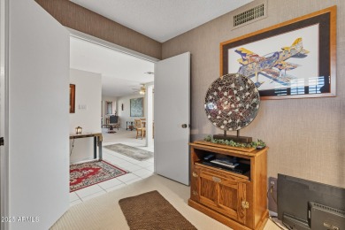 This is the largest townhome in Sun Lakes! 2 bed 2 bath home on Cottonwood Country Club in Arizona - for sale on GolfHomes.com, golf home, golf lot