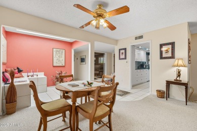 This is the largest townhome in Sun Lakes! 2 bed 2 bath home on Cottonwood Country Club in Arizona - for sale on GolfHomes.com, golf home, golf lot