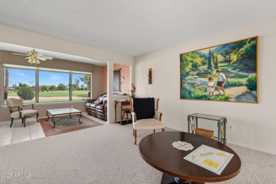 This is the largest townhome in Sun Lakes! 2 bed 2 bath home on Cottonwood Country Club in Arizona - for sale on GolfHomes.com, golf home, golf lot