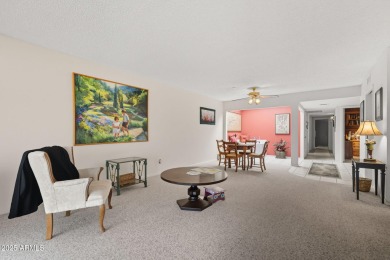 This is the largest townhome in Sun Lakes! 2 bed 2 bath home on Cottonwood Country Club in Arizona - for sale on GolfHomes.com, golf home, golf lot