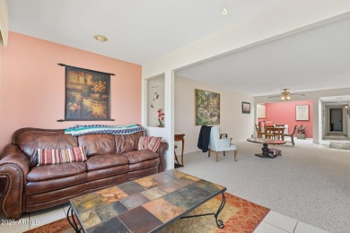 This is the largest townhome in Sun Lakes! 2 bed 2 bath home on Cottonwood Country Club in Arizona - for sale on GolfHomes.com, golf home, golf lot