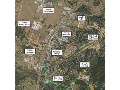 Talk about location, only a short golf cart ride to downtown on Mill Creek Golf Club in Texas - for sale on GolfHomes.com, golf home, golf lot