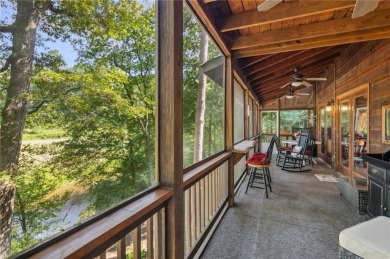 Escape city living in this stunning 2 bed/2 bath cabin plus loft on White Path Golf Club in Georgia - for sale on GolfHomes.com, golf home, golf lot