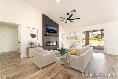 NEW Looking home in Sun City Summerlin! Enjoy the backyard patio on Highland Falls Golf Club in Nevada - for sale on GolfHomes.com, golf home, golf lot