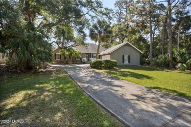 Come and enjoy this classic Fripp Cottage nestled quietly under on Ocean Point Golf Links in South Carolina - for sale on GolfHomes.com, golf home, golf lot