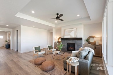 Thoughtfully designed single-level floor plan offers 3 bedrooms on Hunters Point Golf Club in Idaho - for sale on GolfHomes.com, golf home, golf lot