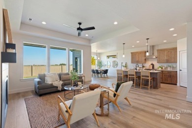 Thoughtfully designed single-level floor plan offers 3 bedrooms on Hunters Point Golf Club in Idaho - for sale on GolfHomes.com, golf home, golf lot