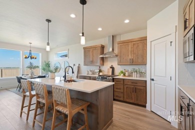 Thoughtfully designed single-level floor plan offers 3 bedrooms on Hunters Point Golf Club in Idaho - for sale on GolfHomes.com, golf home, golf lot