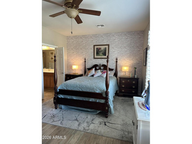 Enjoy breathtaking views of the San Tan Mountain from this on The Golf Club At Johnson Ranch in Arizona - for sale on GolfHomes.com, golf home, golf lot