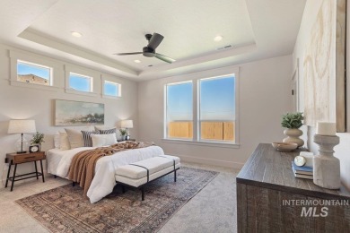Thoughtfully designed single-level floor plan offers 3 bedrooms on Hunters Point Golf Club in Idaho - for sale on GolfHomes.com, golf home, golf lot