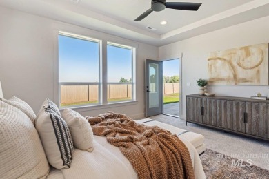 Thoughtfully designed single-level floor plan offers 3 bedrooms on Hunters Point Golf Club in Idaho - for sale on GolfHomes.com, golf home, golf lot