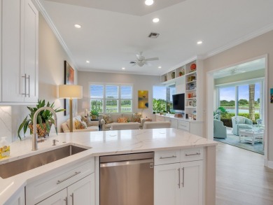 Stunning designer renovation of this two story Victoria Island on Grand Harbor Golf and Country Club in Florida - for sale on GolfHomes.com, golf home, golf lot