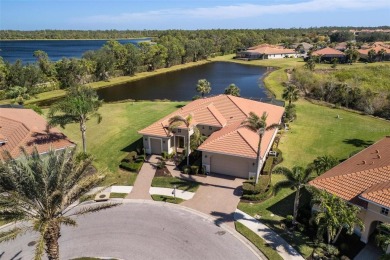 Situated on a spacious cul-de-sac lot, this 2,639-square-foot on Venetian Golf and River Club in Florida - for sale on GolfHomes.com, golf home, golf lot