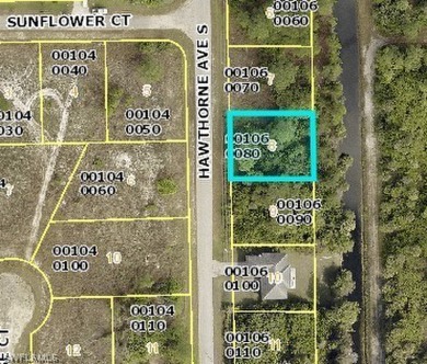 Attractive residential parcel along a canal. Close proximity to on Mirror Lakes Golf Club in Florida - for sale on GolfHomes.com, golf home, golf lot