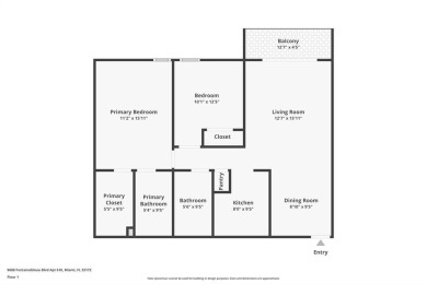 Very neat and beautiful 2BD/2BA condo in all-ages Golfview CL on Fontainebleau Golf Course in Florida - for sale on GolfHomes.com, golf home, golf lot