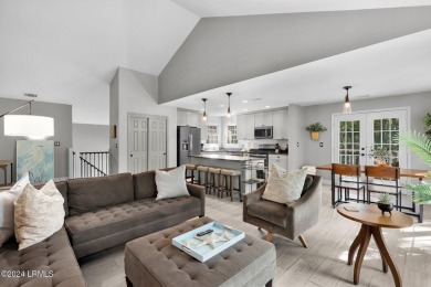 Experience coastal living in this luxurious 2BD/2BA Evian Villa on Shipyard Golf Club in South Carolina - for sale on GolfHomes.com, golf home, golf lot