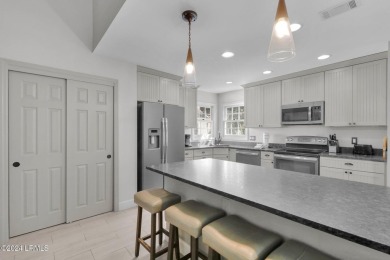 Experience coastal living in this luxurious 2BD/2BA Evian Villa on Shipyard Golf Club in South Carolina - for sale on GolfHomes.com, golf home, golf lot