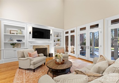 Timeless Southern charm meets lake living! Situated on a large on Trump National Golf Club Charlotte in North Carolina - for sale on GolfHomes.com, golf home, golf lot