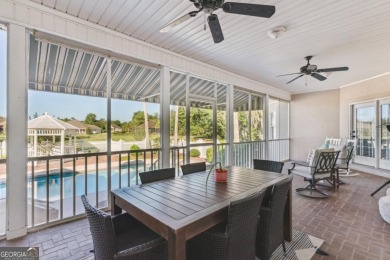 our private pool, golf course views, and space for everyone-all on Oak Grove Island Golf and Country Club in Georgia - for sale on GolfHomes.com, golf home, golf lot