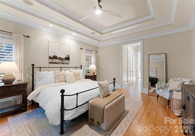 Timeless Southern charm meets lake living! Situated on a large on Trump National Golf Club Charlotte in North Carolina - for sale on GolfHomes.com, golf home, golf lot