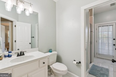 our private pool, golf course views, and space for everyone-all on Oak Grove Island Golf and Country Club in Georgia - for sale on GolfHomes.com, golf home, golf lot