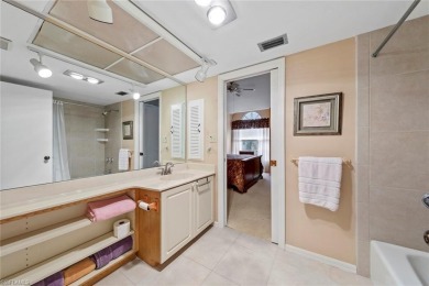 Move right into this low-maintenance, spacious townhouse in a on Estero Country Club in Florida - for sale on GolfHomes.com, golf home, golf lot