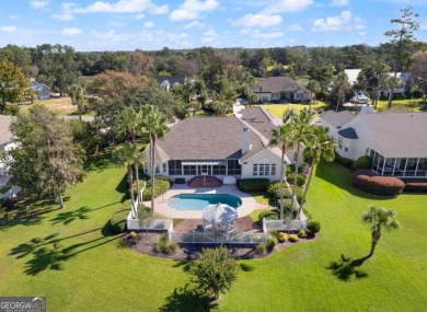our private pool, golf course views, and space for everyone-all on Oak Grove Island Golf and Country Club in Georgia - for sale on GolfHomes.com, golf home, golf lot