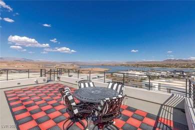 Guard-gated 2-story w/unobstructed lake & mountain views on Reflection Bay Golf Club in Nevada - for sale on GolfHomes.com, golf home, golf lot