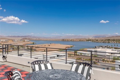 Guard-gated 2-story w/unobstructed lake & mountain views on Reflection Bay Golf Club in Nevada - for sale on GolfHomes.com, golf home, golf lot
