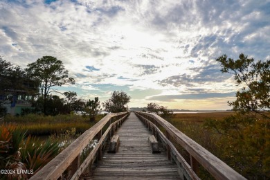 Maybe the most unique lot setting on Fripp Island. Last lot at on Ocean Creek Golf Course in South Carolina - for sale on GolfHomes.com, golf home, golf lot