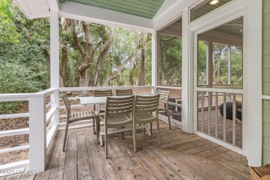 Overlooking the 4th fairway of the BHI Club, this charming on Bald Head Island Golf Club in North Carolina - for sale on GolfHomes.com, golf home, golf lot