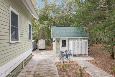 Overlooking the 4th fairway of the BHI Club, this charming on Bald Head Island Golf Club in North Carolina - for sale on GolfHomes.com, golf home, golf lot