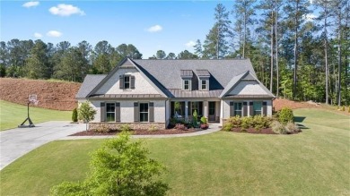 Welcome home to this beautifully crafted easy living ranch home on The Governors Towne Club in Georgia - for sale on GolfHomes.com, golf home, golf lot