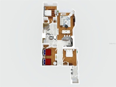 A fully furnished 3-bedroom, 3 full bath condo in Reunion Resort on Reunion Resort Golf Course in Florida - for sale on GolfHomes.com, golf home, golf lot