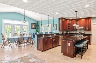 Come experience resort-style living in this stunning 3-story on Riverfront Golf Club in Virginia - for sale on GolfHomes.com, golf home, golf lot