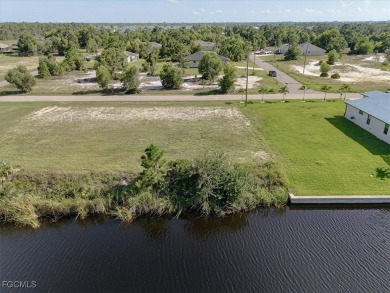 Build your dream home on this waterfront lot in beautiful Cape on Burnt Store Golf Club in Florida - for sale on GolfHomes.com, golf home, golf lot