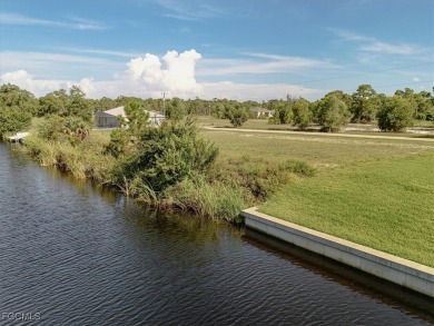 Build your dream home on this waterfront lot in beautiful Cape on Burnt Store Golf Club in Florida - for sale on GolfHomes.com, golf home, golf lot