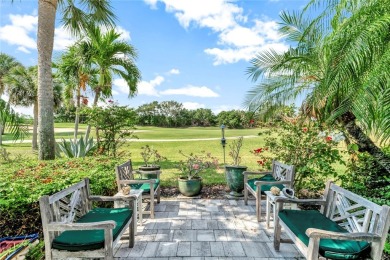 Well-maintained golf cottage offers privacy inside and out on Oak Harbor Country Club in Florida - for sale on GolfHomes.com, golf home, golf lot