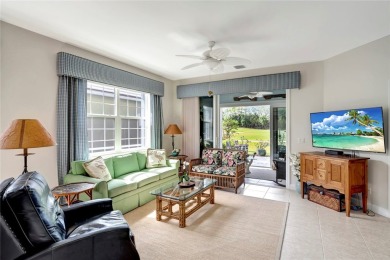 Well-maintained golf cottage offers privacy inside and out on Oak Harbor Country Club in Florida - for sale on GolfHomes.com, golf home, golf lot
